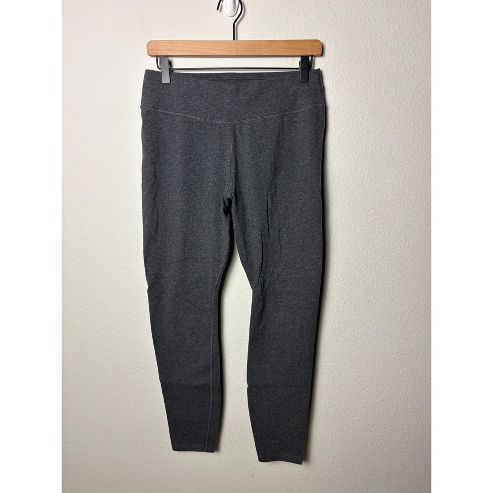 Pact On The Go To Leggings Charcoal Heather Organic Cotton Grey Women Large